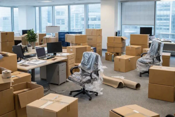 Office moving services by Easy Move Seattle - professional corporate relocation and workspace transition in Bellevue, Kirkland, and Greater King County