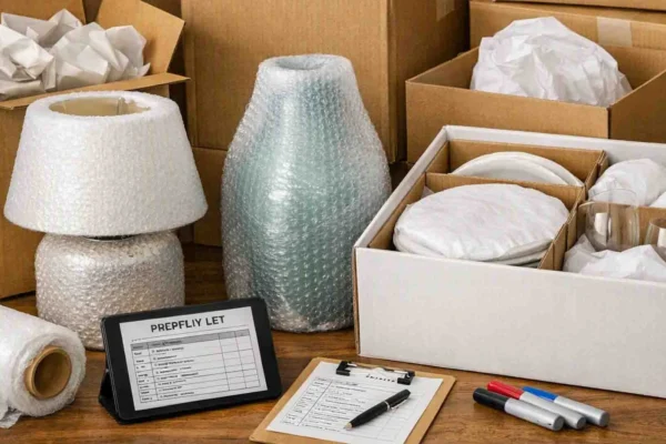 Expert packing services by Easy Move Seattle ensuring safe transit for fragile items and belongings.