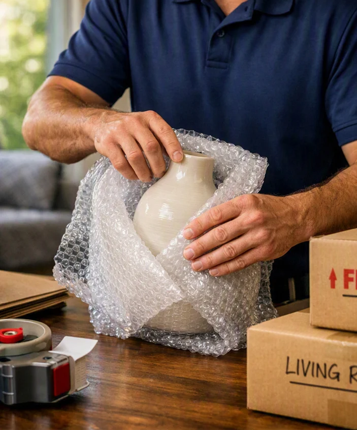 High-quality professional packing services by Easy Move Seattle using premium materials for maximum protection. Заголовок (Title)