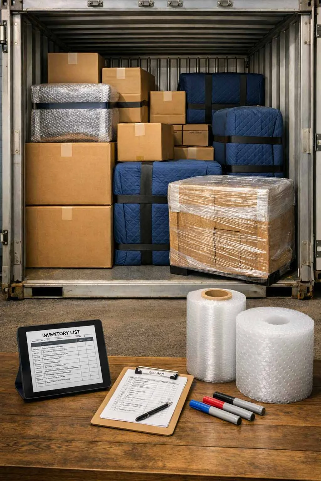 Professional storage transition and container packing by Easy Move Seattle for safe multi-stage relocations across all 18 service areas in King and Snohomish counties.